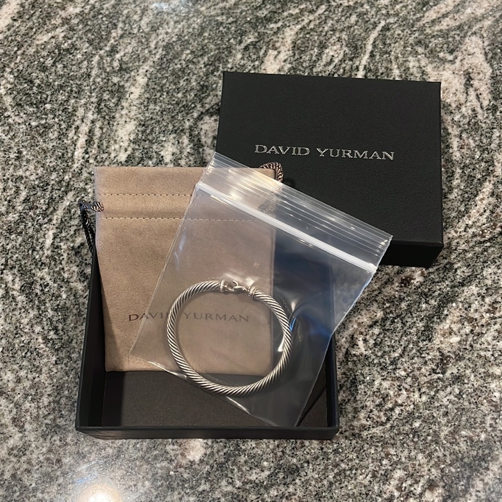 David Yurman 5mm cable bracelet size extra large XL
